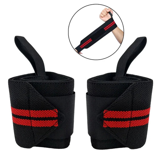 1 Pair of Adjustable Bandages Weightlifting Wristbands