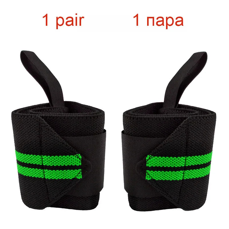 1 Pair of Adjustable Bandages Weightlifting Wristbands