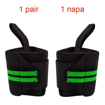 1 Pair of Adjustable Bandages Weightlifting Wristbands